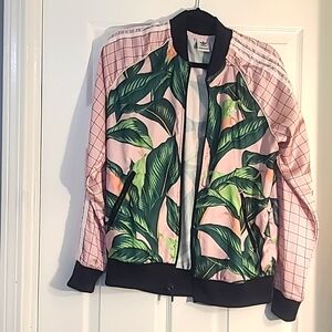 Adidas original farms superstar track top.